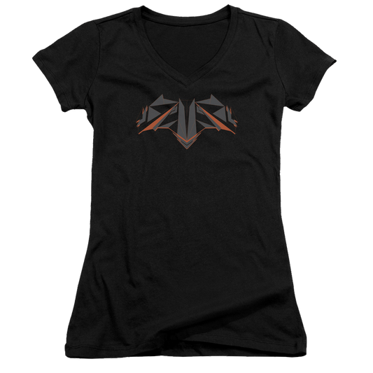 Batman v Superman Tech Bat Logo - Juniors V-Neck T-Shirt