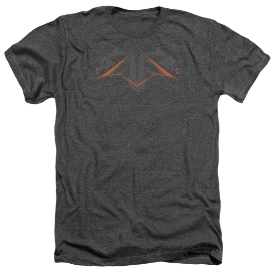 Batman v Superman Tech Bat Logo - Men's Heather T-Shirt Style001