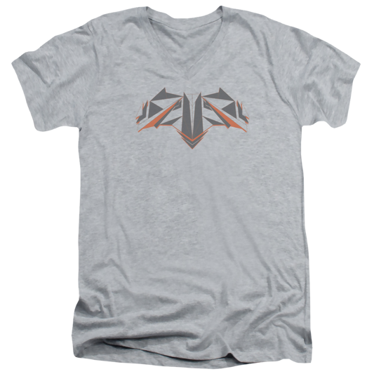 Batman v Superman Tech Bat Logo - Men's V-Neck T-Shirt Style002