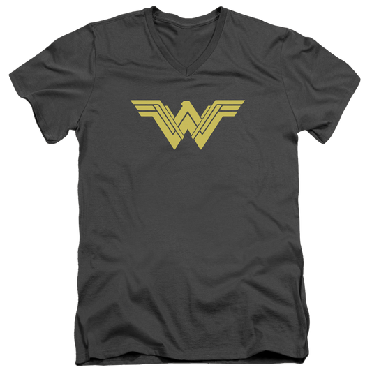 Batman v Superman Clean Line Logo - Men's V-Neck T-Shirt Style001