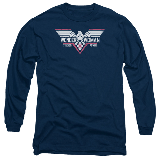 Batman v Superman Thunder Logo - Men's Long Sleeve T-Shirt Style001