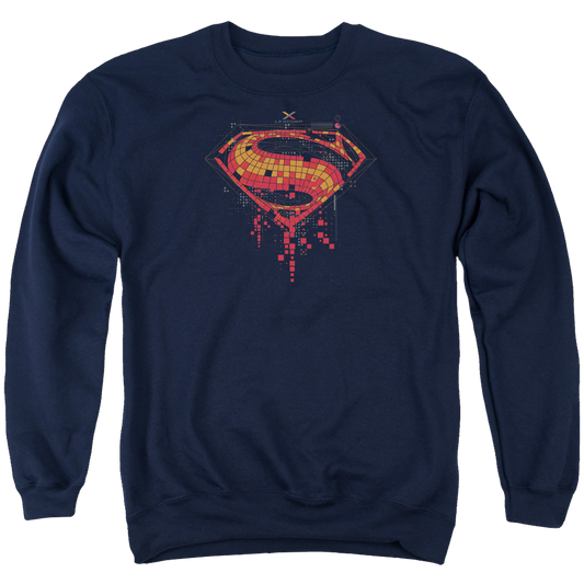 Batman v Superman Tech Super Logo - Men's Crewneck Sweatshirt