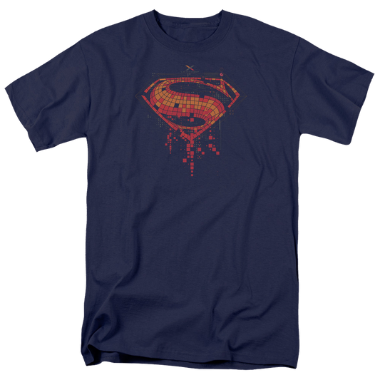 Batman v Superman Tech Super Logo - Men's Regular Fit T-Shirt Style001