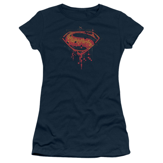 Batman v Superman Tech Super Logo - Juniors T-Shirt