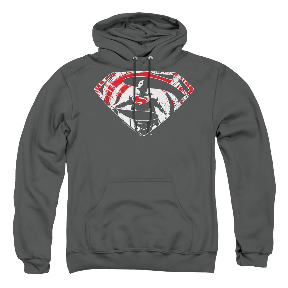 Batman v Superman Super Splatter Logo - Pullover Hoodie Style001