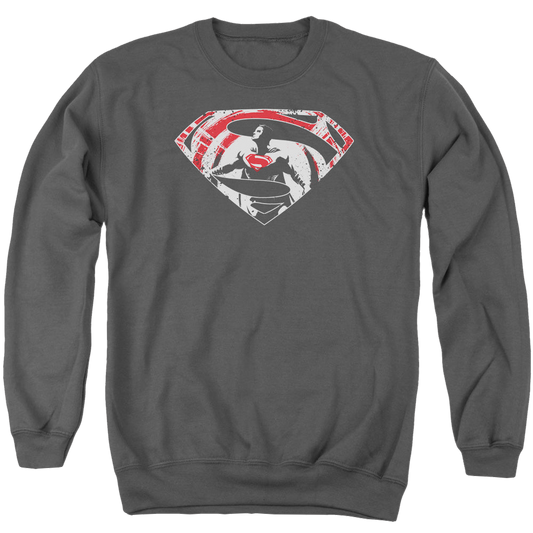 Batman v Superman Super Splatter Logo - Men's Crewneck Sweatshirt