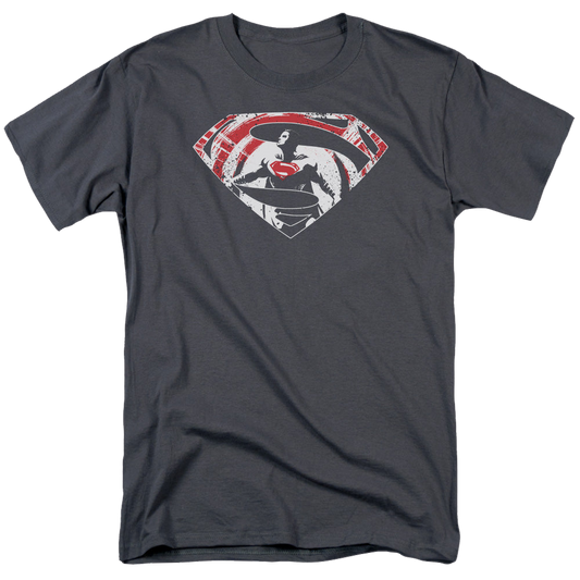 Batman v Superman Super Splatter Logo - Men's Regular Fit T-Shirt