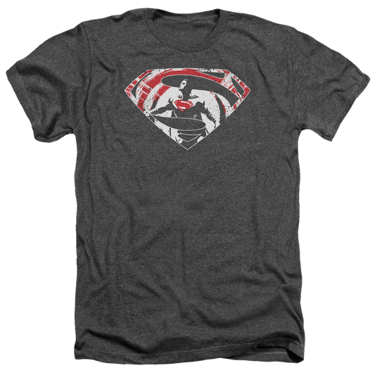 Batman v Superman Super Splatter Logo - Men's Heather T-Shirt Style001