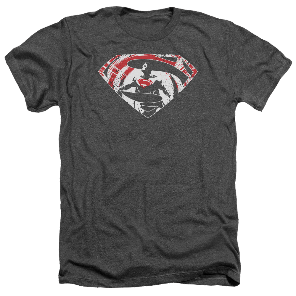 Batman v Superman Super Splatter Logo - Men's Heather T-Shirt