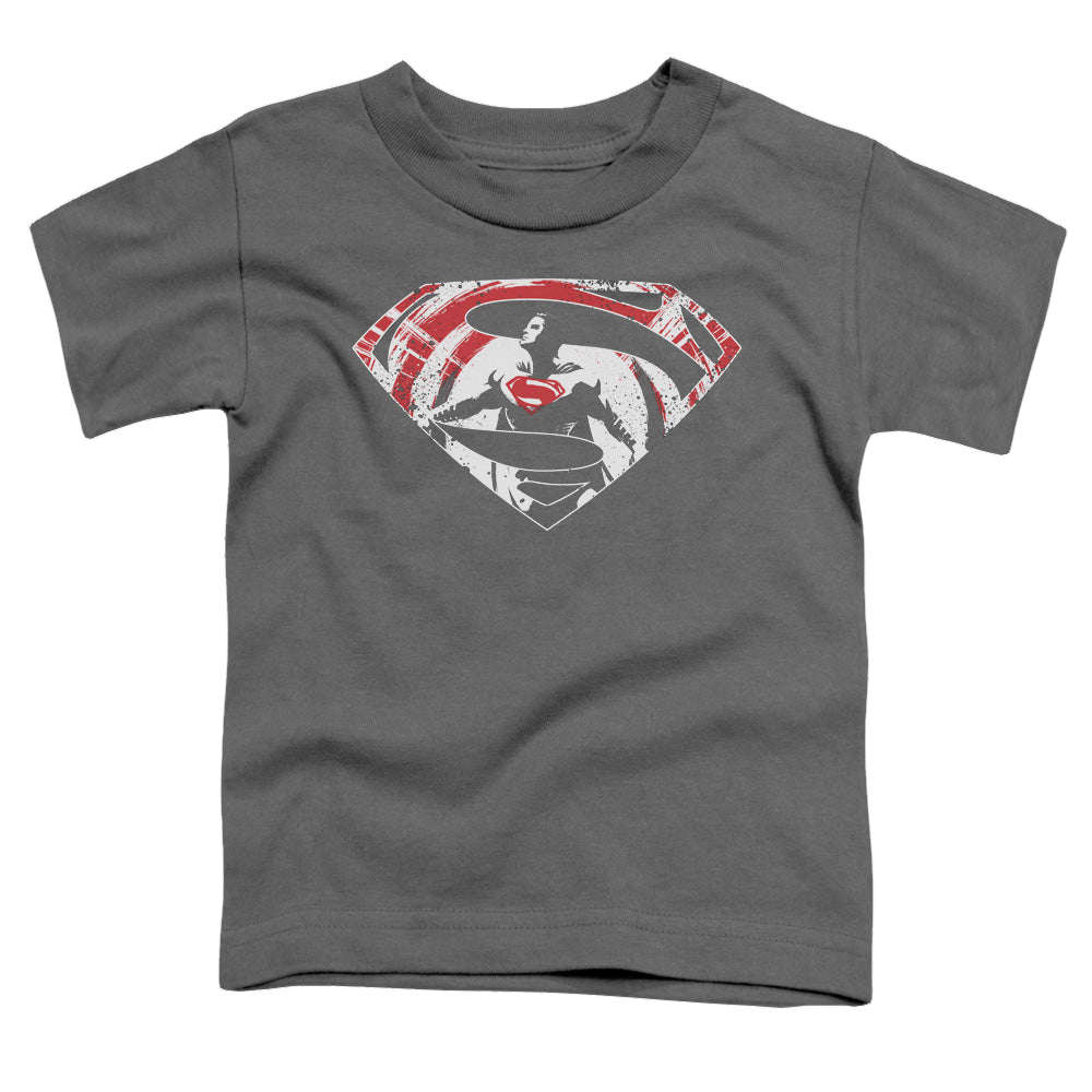 Batman v Superman Super Splatter Logo - Kid's T-Shirt