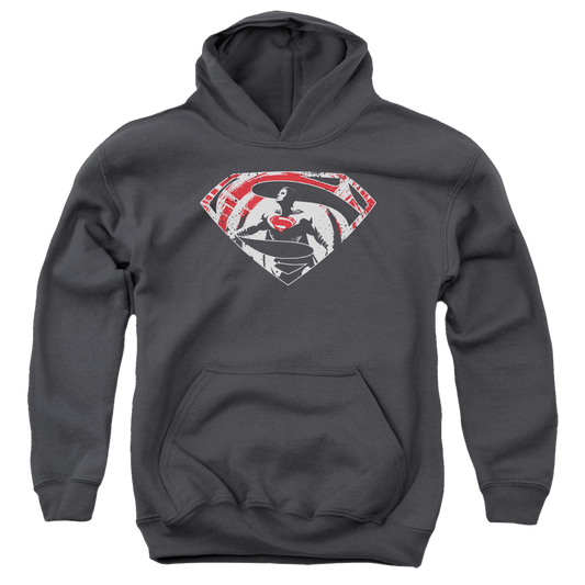 Batman v Superman Super Splatter Logo - Youth Hoodie