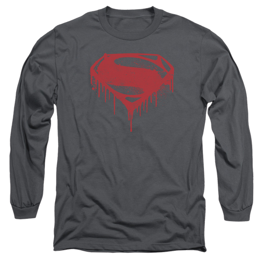 Batman v Superman Splattered - Men's Long Sleeve T-Shirt Style001