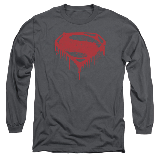 Batman v Superman Splattered - Men's Long Sleeve T-Shirt