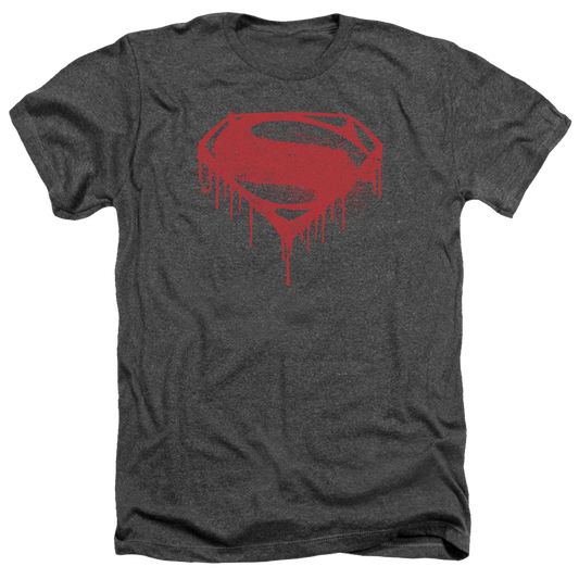 Batman v Superman Splattered - Men's Heather T-Shirt