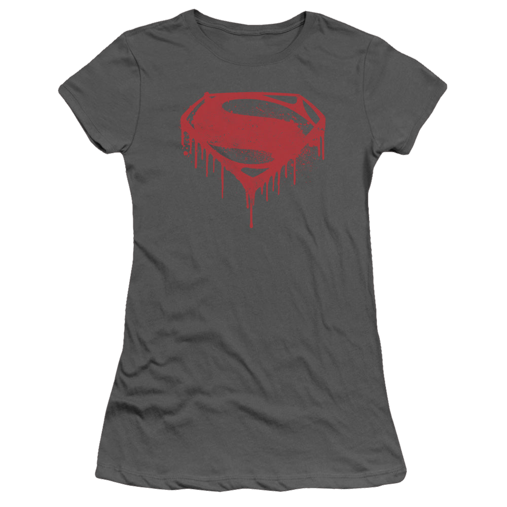 Batman v Superman Splattered - Juniors T-Shirt