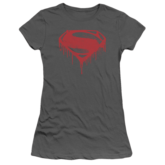 Batman v Superman Splattered - Juniors T-Shirt