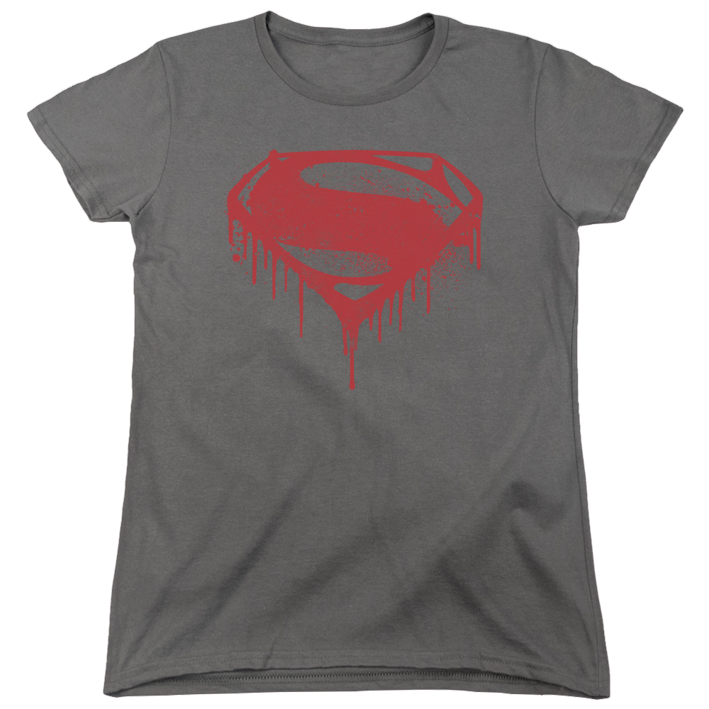 Batman v Superman Splattered - Women's T-Shirt Style001