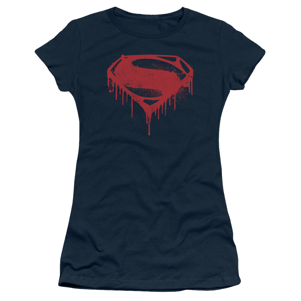 Batman v Superman Splattered - Juniors T-Shirt Style002