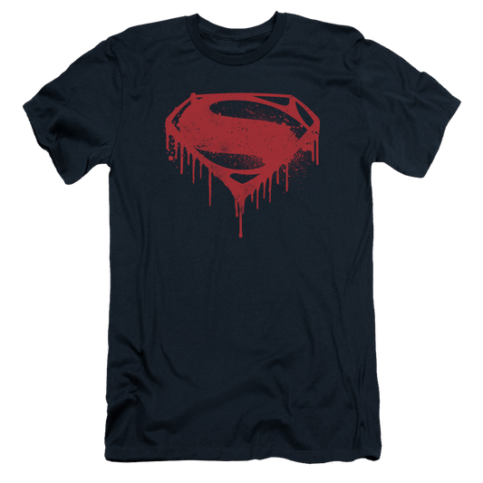 Batman v Superman Splattered - Men's Slim Fit T-Shirt Style002