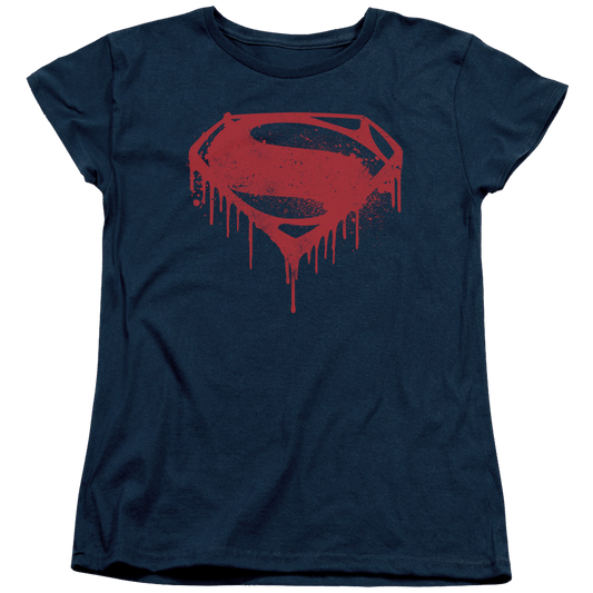Batman v Superman Splattered - Women's T-Shirt Style002