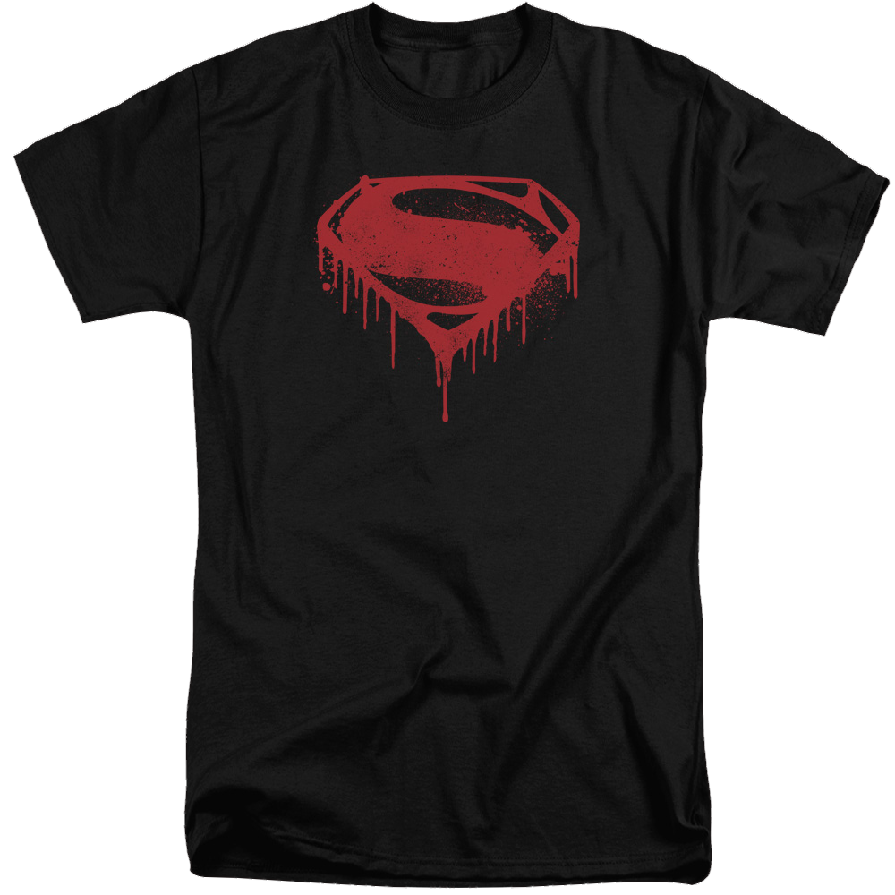 Batman v Superman Splattered - Men's Tall Fit T-Shirt
