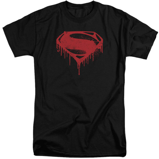 Batman v Superman Splattered - Men's Tall Fit T-Shirt
