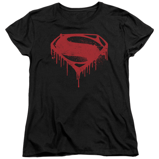 Batman v Superman Splattered - Women's T-Shirt Style003