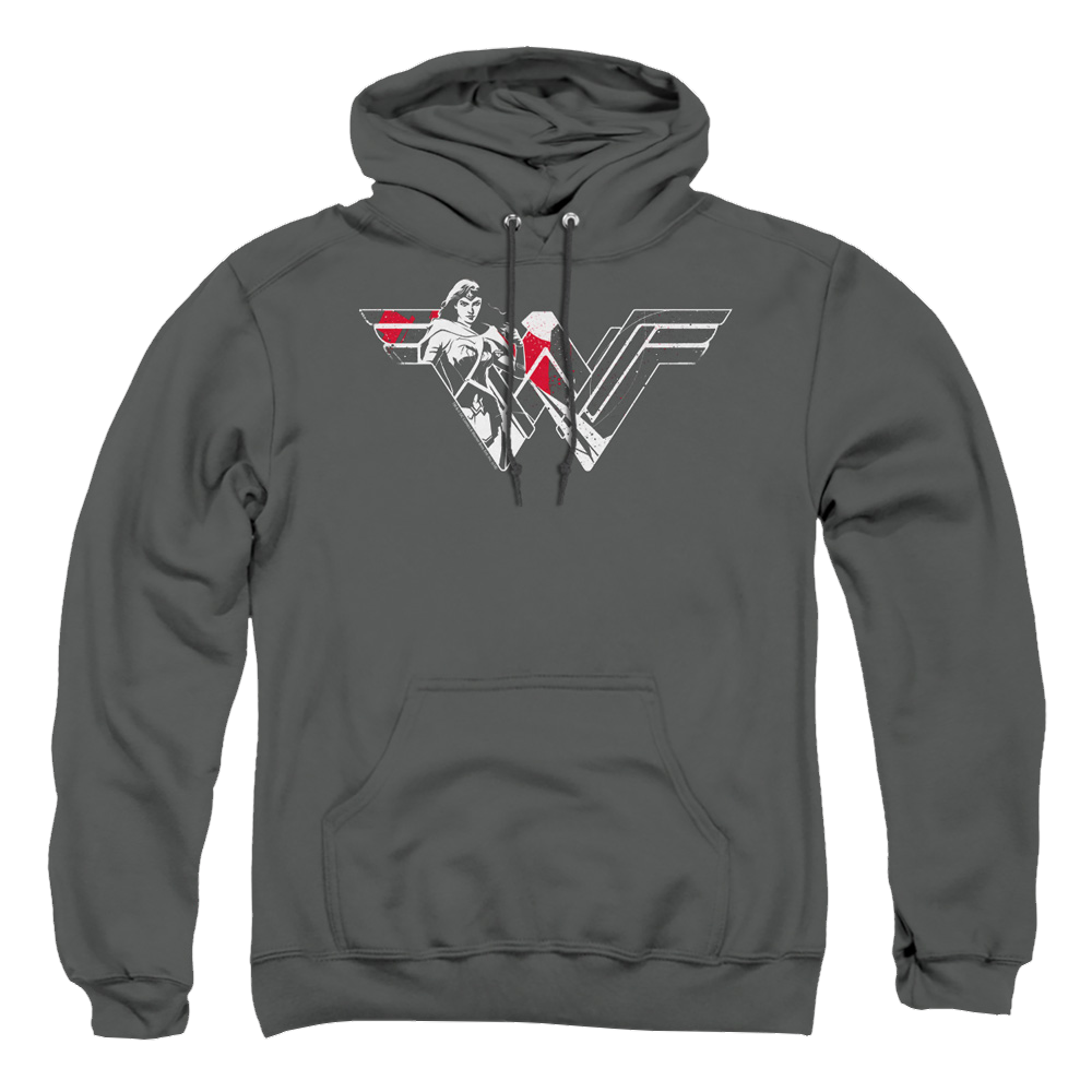 Batman v Superman Wonder Splatter Logo - Pullover Hoodie Style001