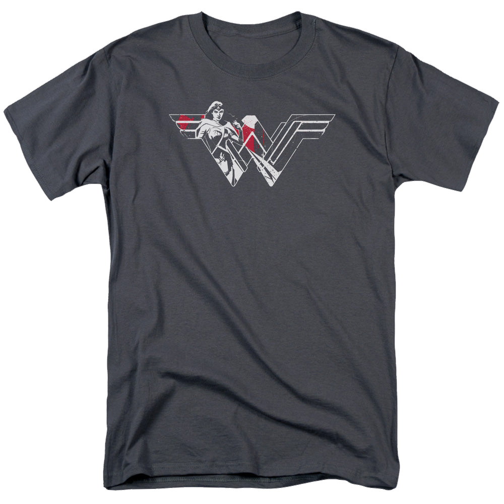 Batman v Superman Wonder Splatter Logo - Men's Regular Fit T-Shirt