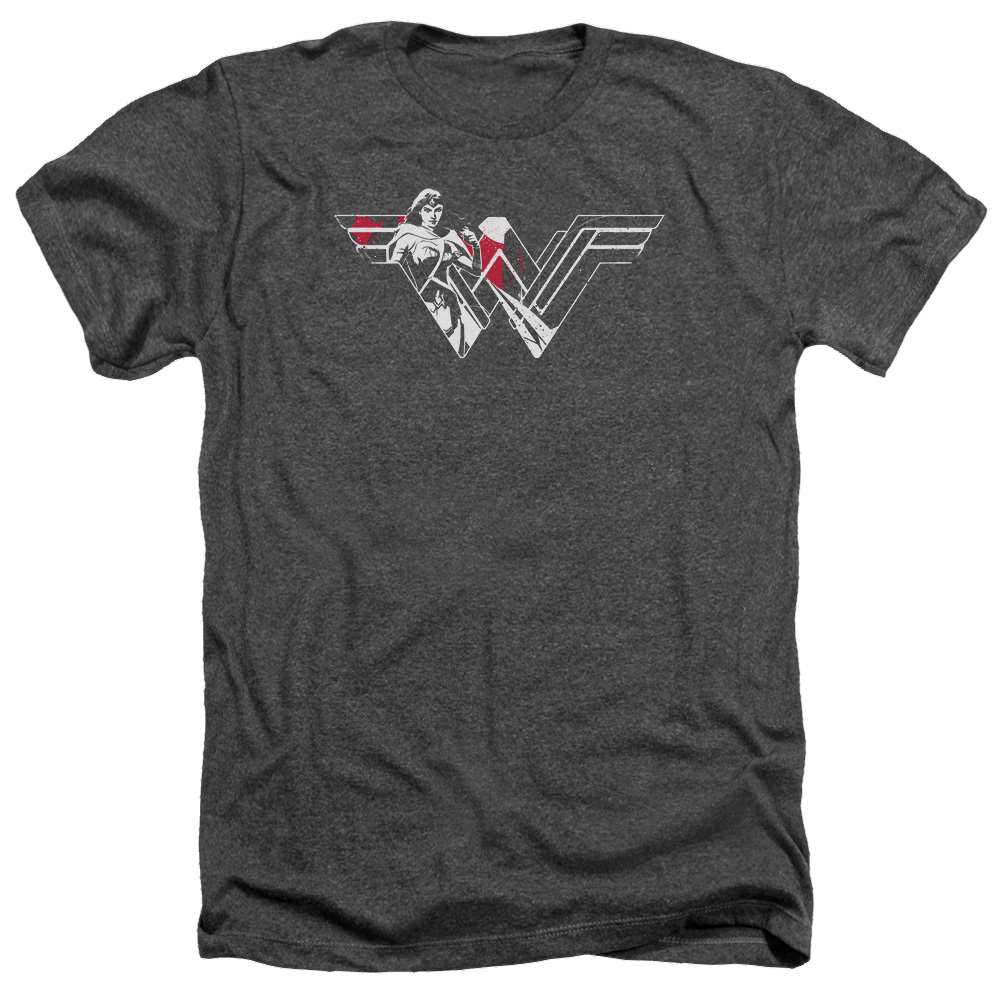 Batman v Superman Wonder Splatter Logo - Men's Heather T-Shirt Style001