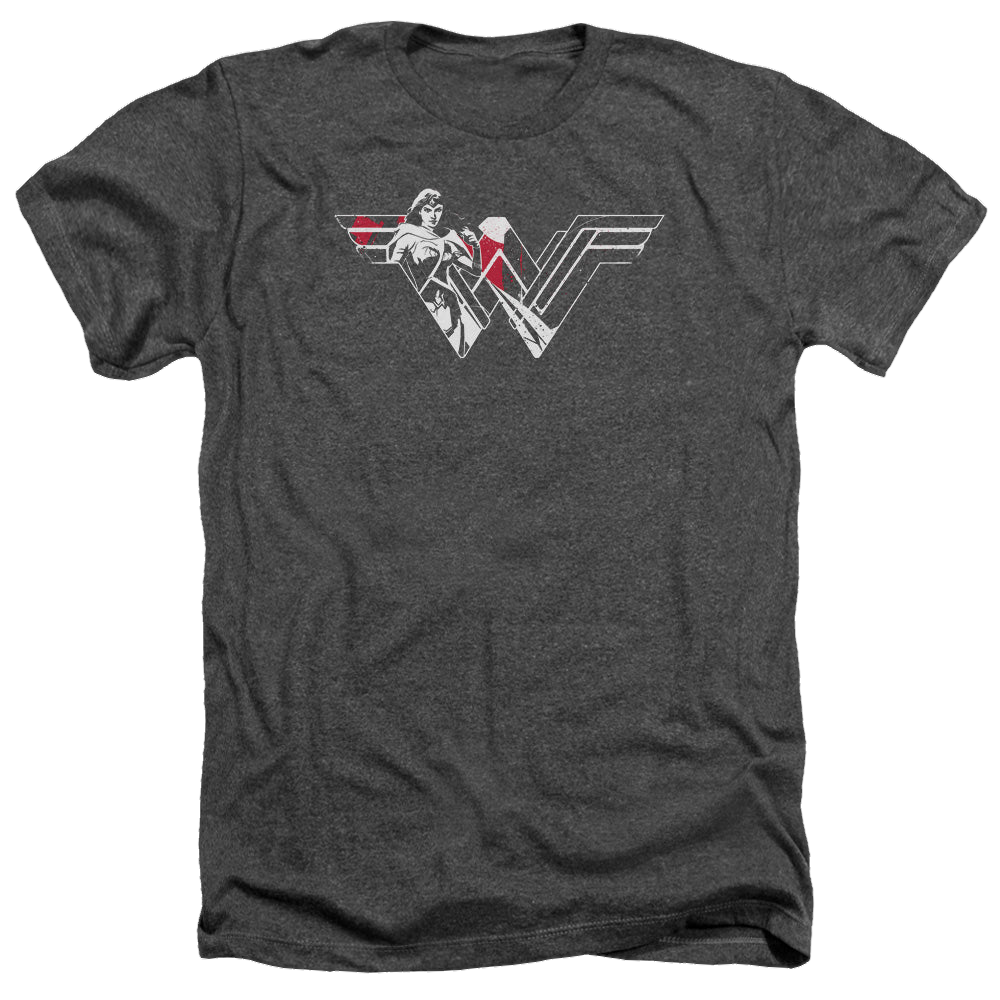 Batman v Superman Wonder Splatter Logo - Men's Heather T-Shirt