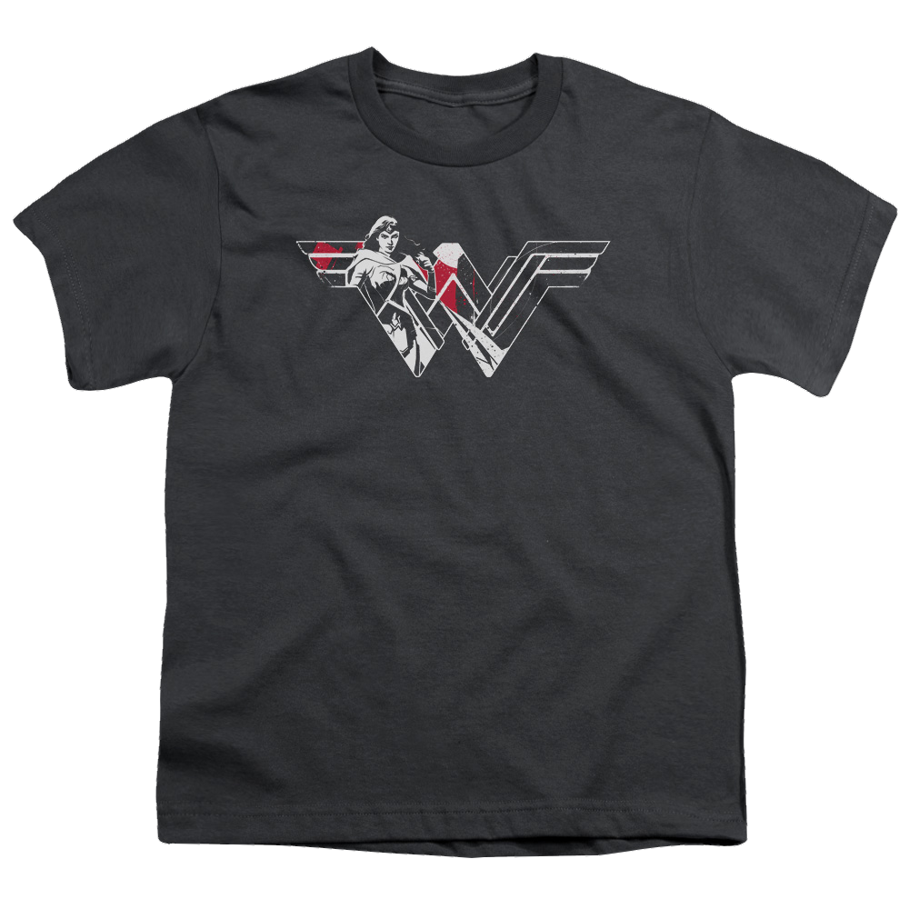 Batman v Superman Wonder Splatter Logo - Youth T-Shirt Style001