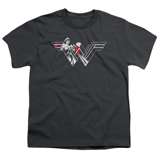 Batman v Superman Wonder Splatter Logo - Youth T-Shirt Style001