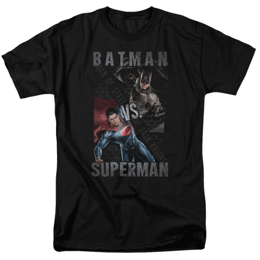 Batman v Superman Hero Split - Men's Regular Fit T-Shirt Style001