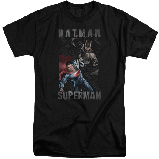 Batman v Superman Hero Split - Men's Tall Fit T-Shirt
