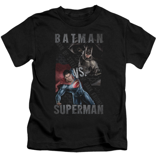 Batman v Superman Hero Split - Kid's T-Shirt Style001