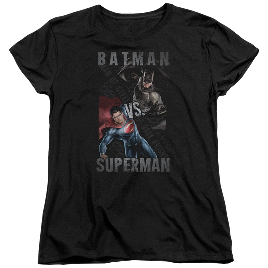Batman v Superman Hero Split - Women's T-Shirt Style001