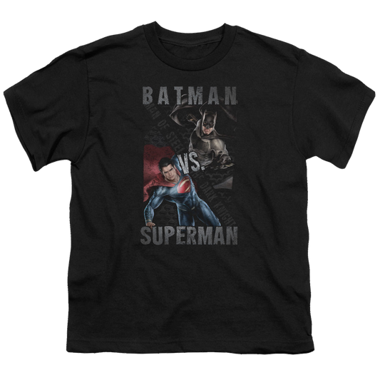 Batman v Superman Hero Split - Youth T-Shirt