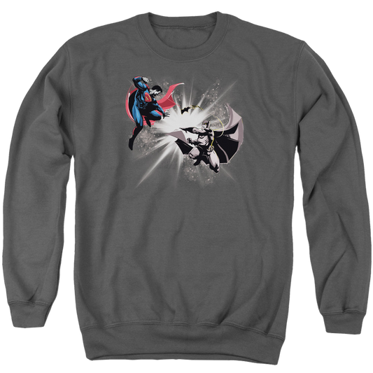 Batman v Superman Fight Burst - Men's Crewneck Sweatshirt