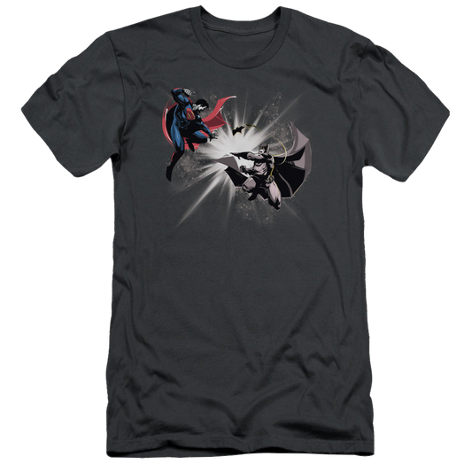 Batman v Superman Fight Burst - Men's Slim Fit T-Shirt