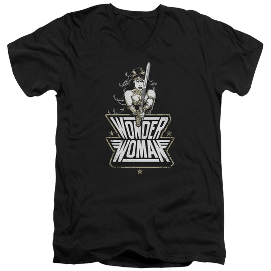 Batman v Superman Tough - Men's V-Neck T-Shirt Style001