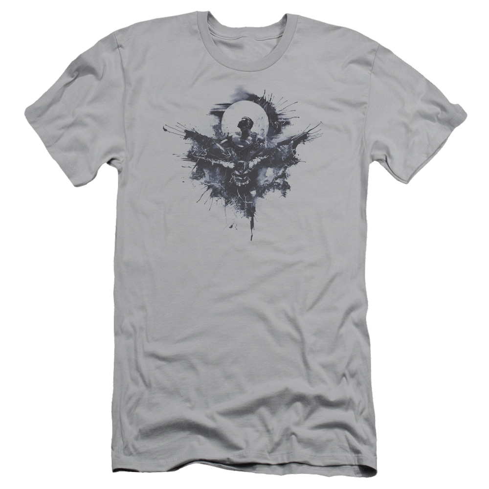 Batman v Superman Splatter - Men's Slim Fit T-Shirt Style001
