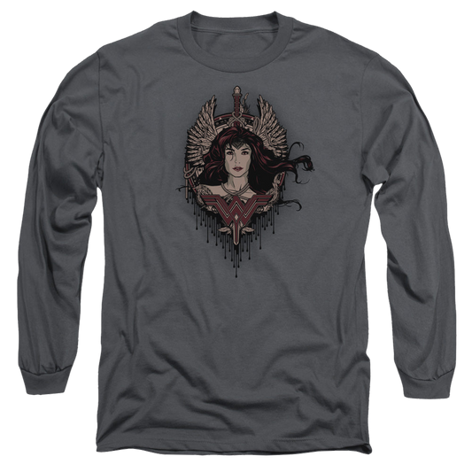 Batman v Superman Winged Goddess - Men's Long Sleeve T-Shirt