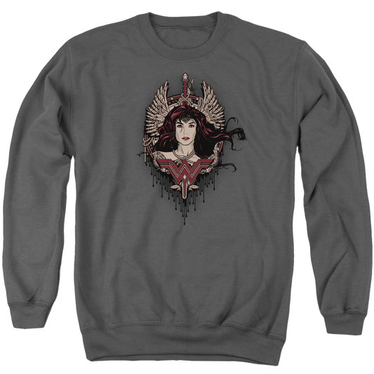 Batman v Superman Winged Goddess - Men's Crewneck Sweatshirt
