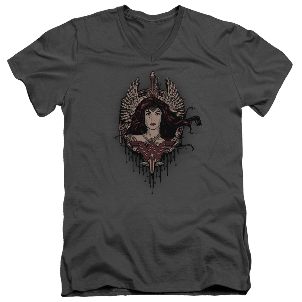 Batman v Superman Winged Goddess - Men's V-Neck T-Shirt