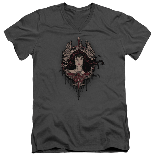 Batman v Superman Winged Goddess - Men's V-Neck T-Shirt
