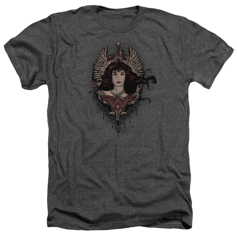 Batman v Superman Winged Goddess - Men's Heather T-Shirt
