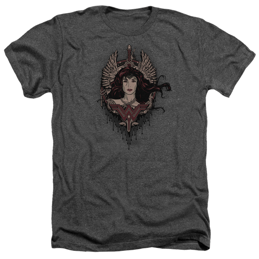 Batman v Superman Winged Goddess - Men's Heather T-Shirt