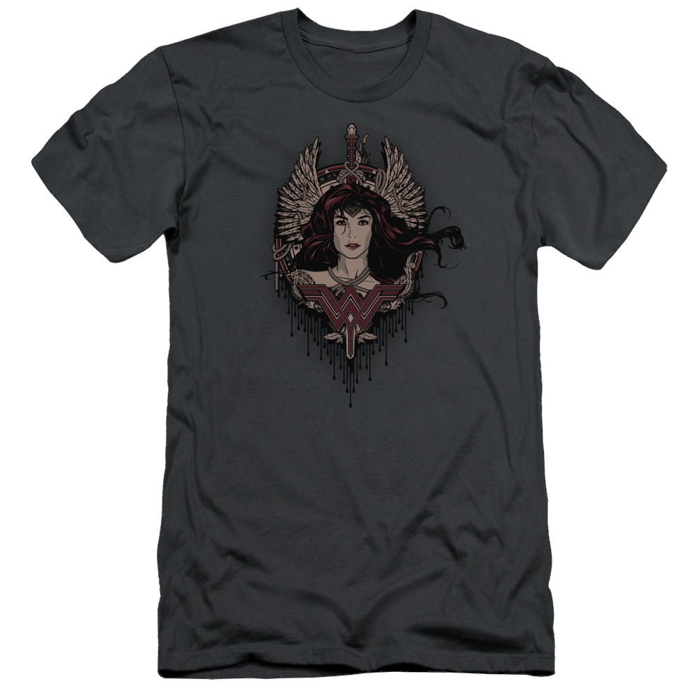 Batman v Superman Winged Goddess - Men's Slim Fit T-Shirt Style001