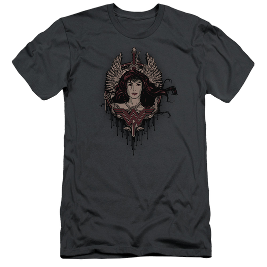 Batman v Superman Winged Goddess - Men's Slim Fit T-Shirt Style001